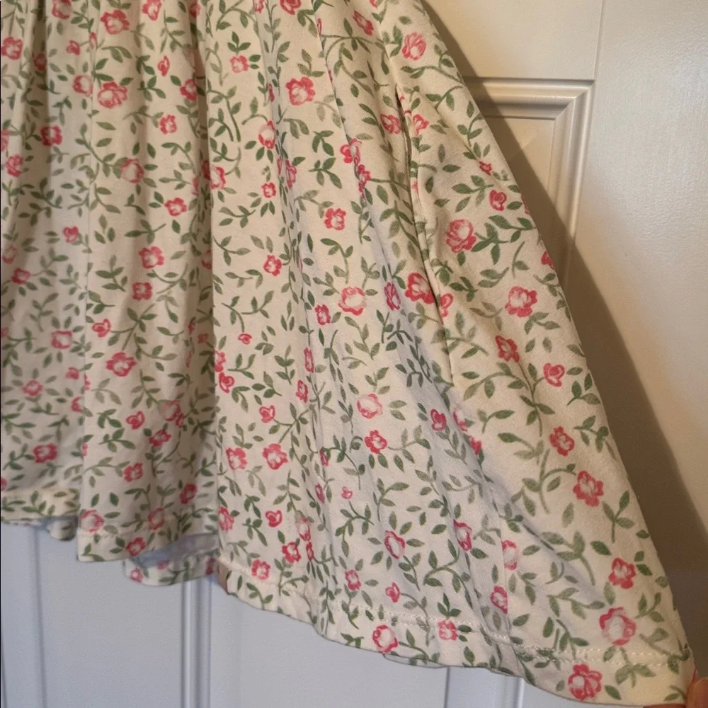 OMI JO Girls 3T Aunt Heart Tunic Red White Green Floral Christmas Vine & Bloomer